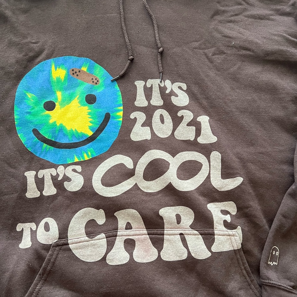 LONELY GHOST TOO COOL TO CARE HOODIE
